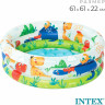 Бассейн надувной INTEX «ДИНО» 57106, 61×22 см, 1–3 года