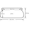 Бассейн надувной INTEX Easy Set 28112, 244×76 см, с фильтр-насосом