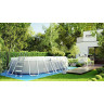Каркасный бассейн INTEX Prism Frame 26796, 503×274×122 см — насос, лестница, тент, подстилка