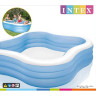 Надувной квадратный бассейн INTEX «Семейная купальня» 57495, 229×229×56 см