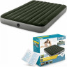 Надувной матрас INTEX Downy Airbed 64763, 152×203×25 см, с встроенным ножным насосом