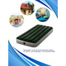 Надувной матрас INTEX Downy Airbed 64761 (99×191×25 см) с ножным насосом